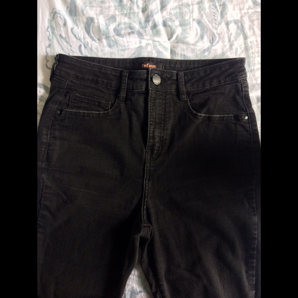Refuge (Charlotte Russe) Black High Waisted  Jeans
